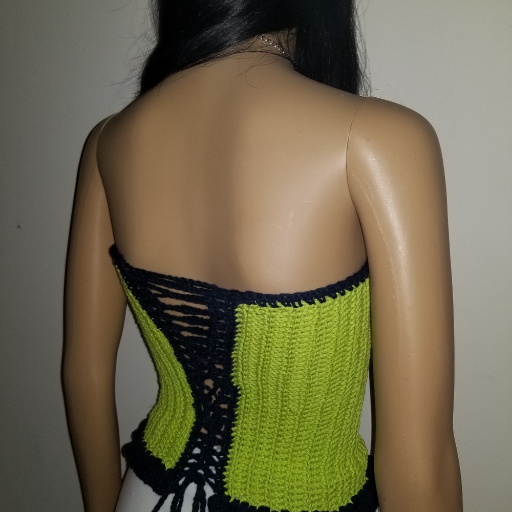 Crochet corset top - Picture 7 of 9